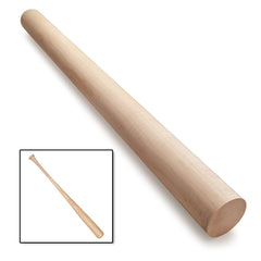 Maple Rough Turning Blank - Baseball Bat Blank: Nominal = 2-3/4"+ D by 37" L