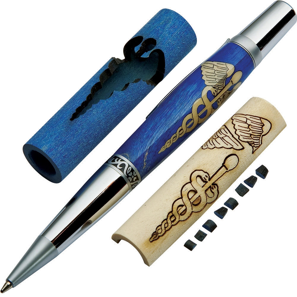 Medicine Logo Laser-Cut Inlay Pen Kit Blank