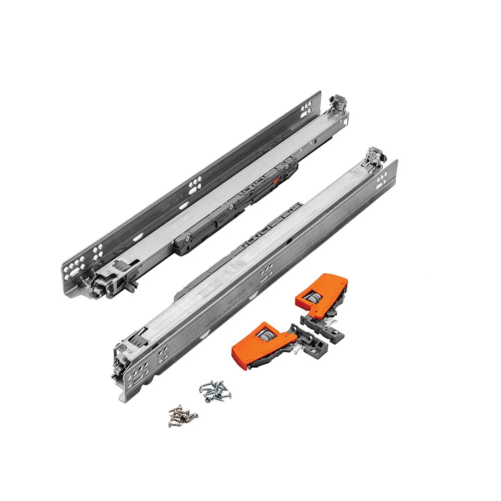 Full Kit Blum Movento Heavy-Duty Soft-Close Undermount Drawer Slides, 24'' with Mounting Hardware