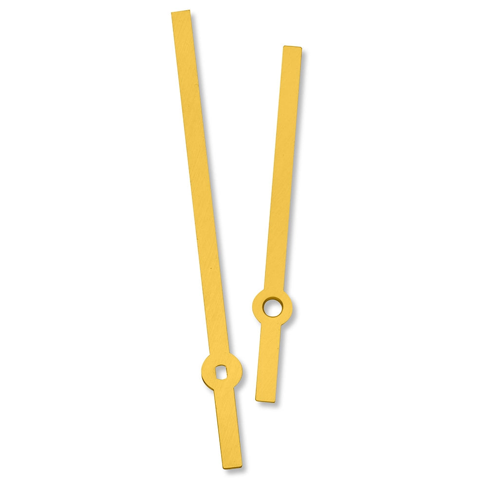 Straight Clock Hands, 4-1/8'', Gold