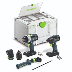 Festool Impact Driver and Drill Set TID 18 Basic-Set TPC 18/4 (578830)