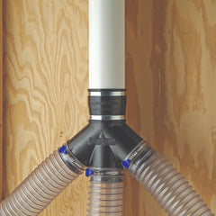 Dust Right®  4'' Rubber Union for Dust Collection