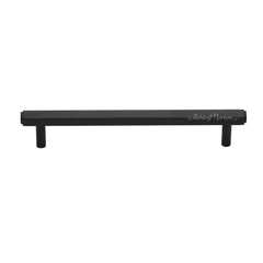 9-1/4''  Hex Modern Cabinet Pull, Flat Black