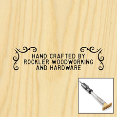 Three-Line Scroll Branding Iron, Electric Handle