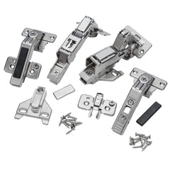 Blum 170° Pie Corner Hinge Kit (4 Hinges) for Face Frame, 1/2'' Overlay