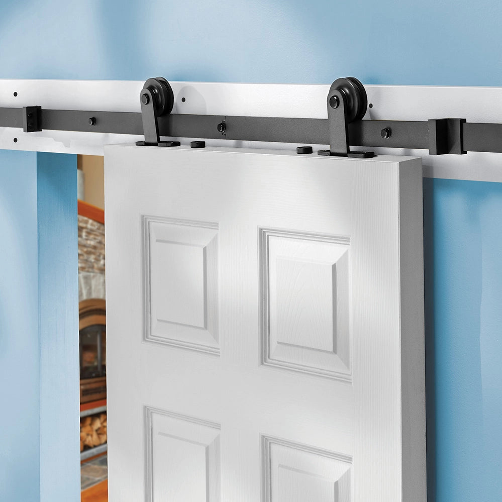 I-Semble Rolling Door Hardware Kit, Top Mount, Black