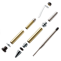Cuban Pen Hardware Kit - Black Titanium