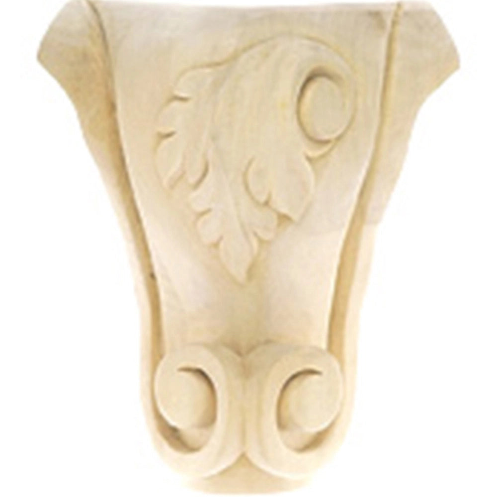 Rubberwood Left Acanthus Chair Leg (1927)