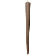 24'' Tapered Turned Leg with Semi-Gloss Finish, Hard Maple