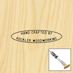 Two-Line Oval Branding Iron, Electric Handle