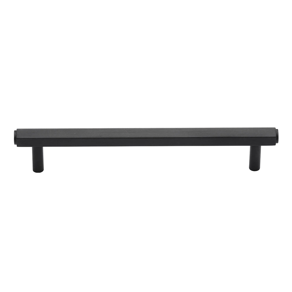 5-1/4''  Hex Modern Cabinet Pull, Dark  Oil-Rubbed