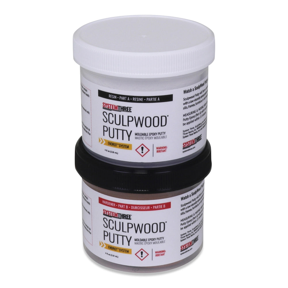 Sculpwood Moldable Epoxy Putty, 1 Qt.