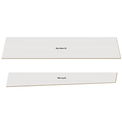 Rockler Modern Patio Coffee Table Plan with Cardboard Templates
