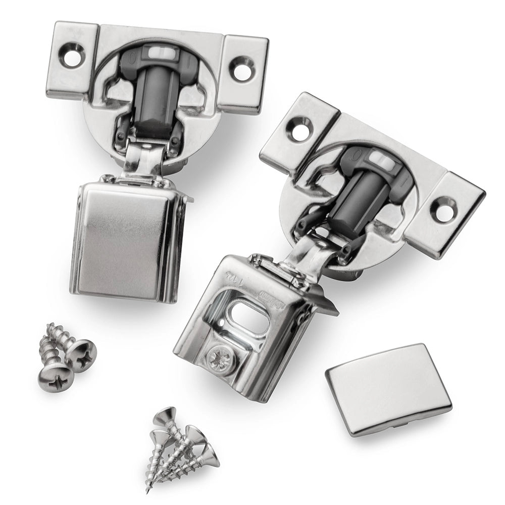 Blum Compact Soft-Close Hinge Kit (Pair) for Face Frame, 1/2'' Overlay