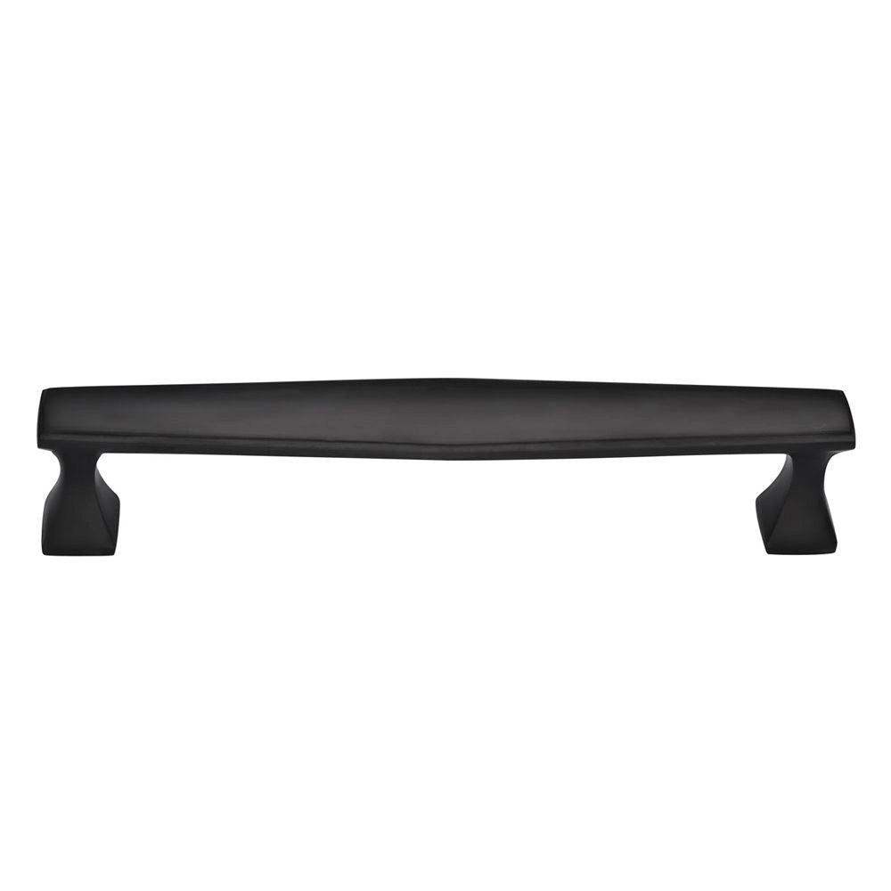 10-5/8''  Deco Cabinet Pull, Flat Black