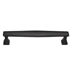 10-5/8''  Deco Cabinet Pull, Flat Black