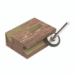 Kutzall Original - Rotor Saw Burr, 1/8'' Shaft, Head Diameter 3/4'' X Head Length 1/8'', Fine