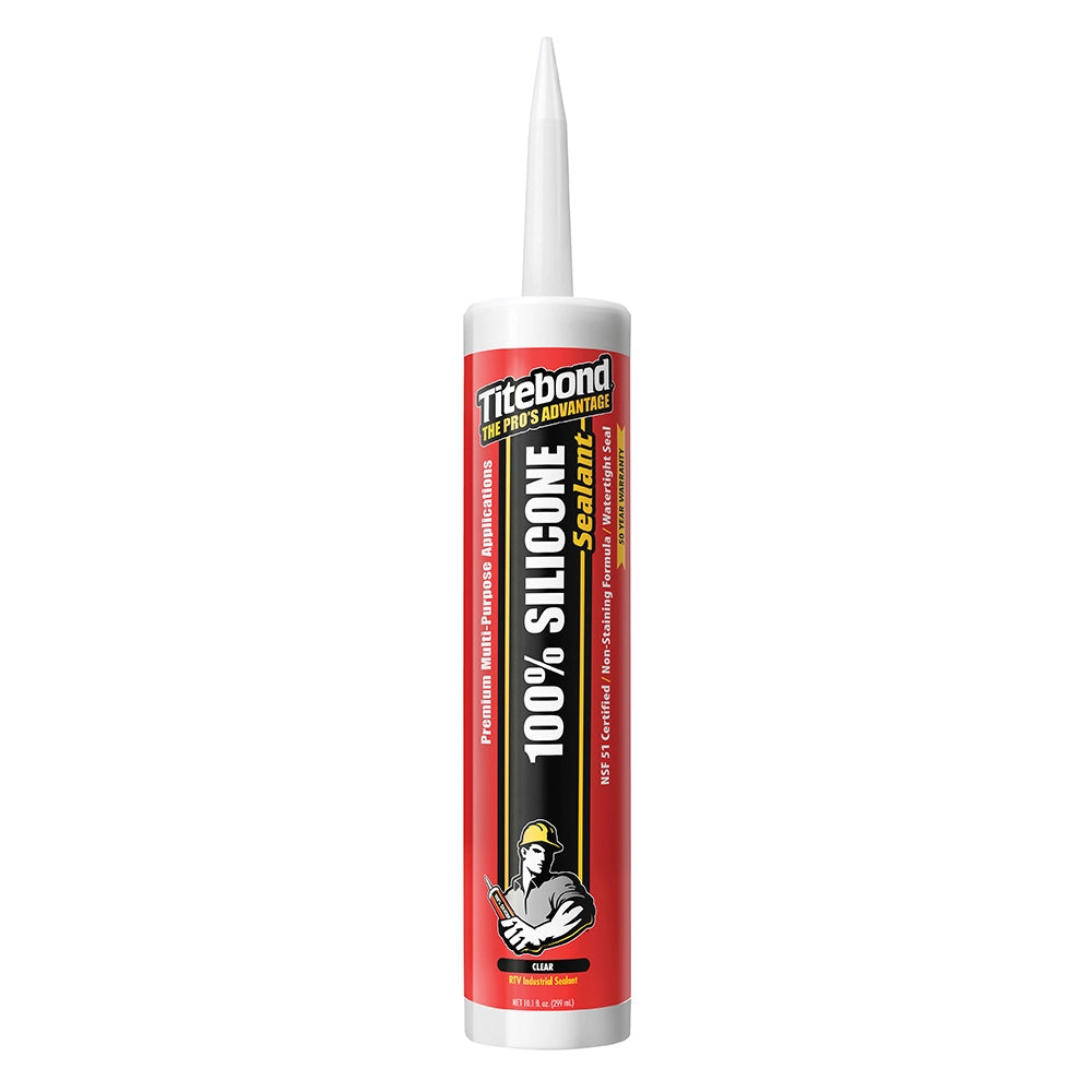 Titebond 100% Silicone Sealant, 10 oz. Tube