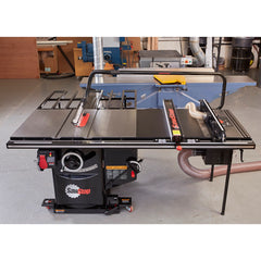 SawStop Industrial 5HP, 3ph, 230v Cabinet Saw with 52” Standard T-Glide Rip Fence, Rails & Extension Table