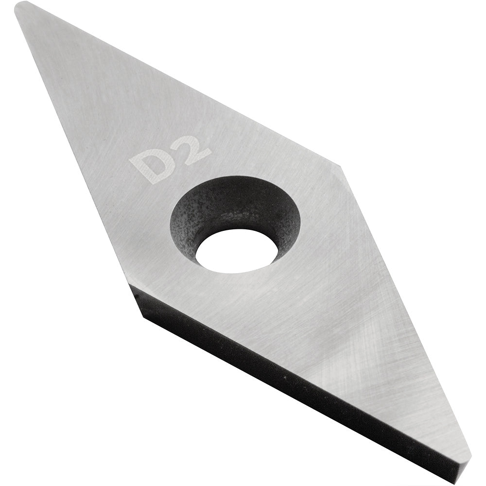 D2 Replacement Cutter for Full-Size Carbide Turning Tool, Diamond