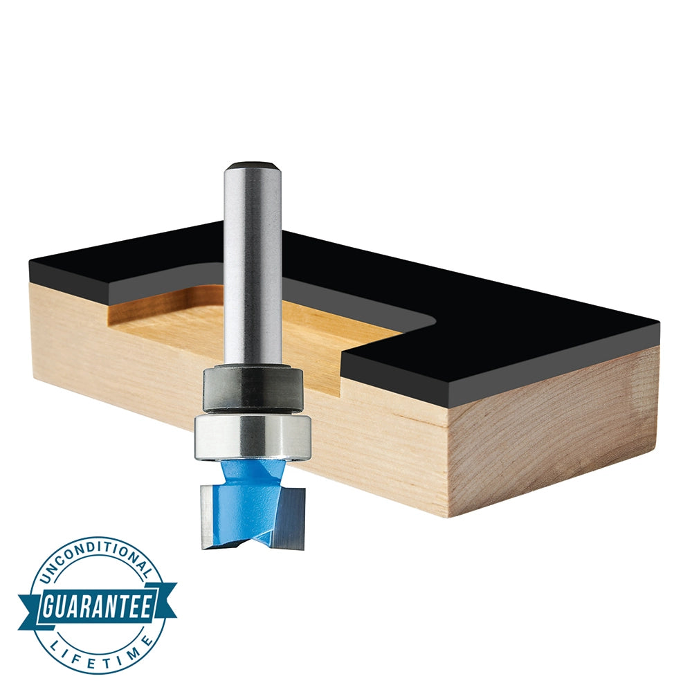 Rockler Pattern Router Bit - 1/2" Dia x 1/4" H x 1/4" Shank