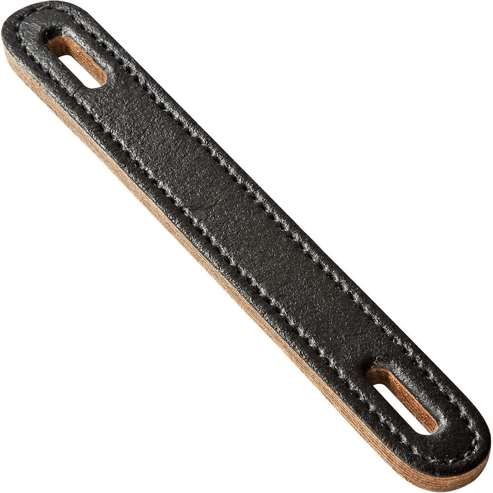Black Leather Handle (1-1/8" W x 8-1/2" nominal length)