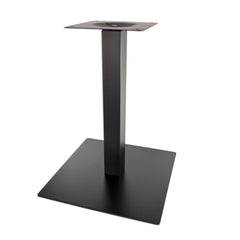 Positano 17'' Dia. Round Steel Table Base, Black Powder-Coat, Table Height