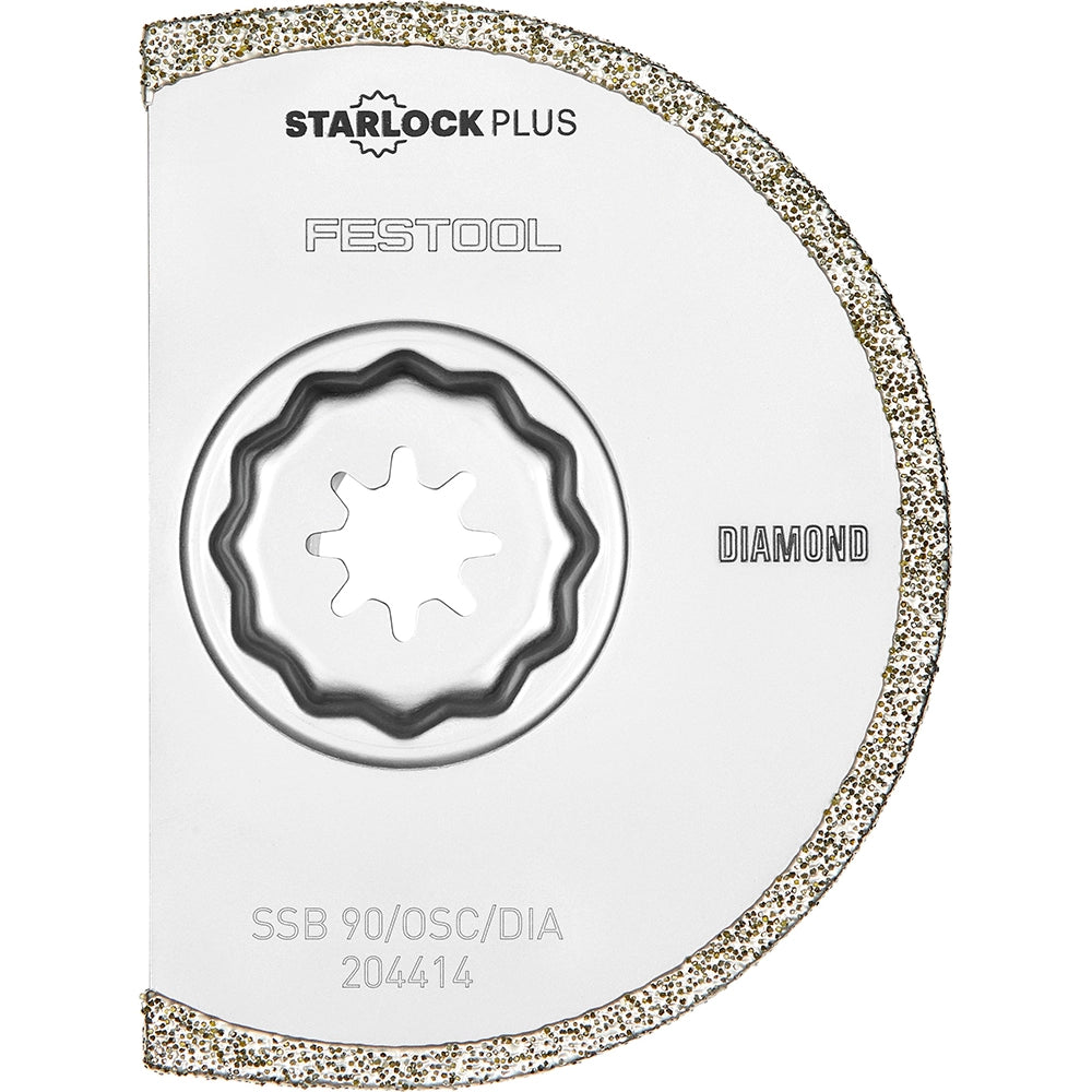 Festool Diamond Saw Blade for Oscillating Multi-Tool, SSB 90/OSC/DIA, 3-1/2'' Diameter (204414)