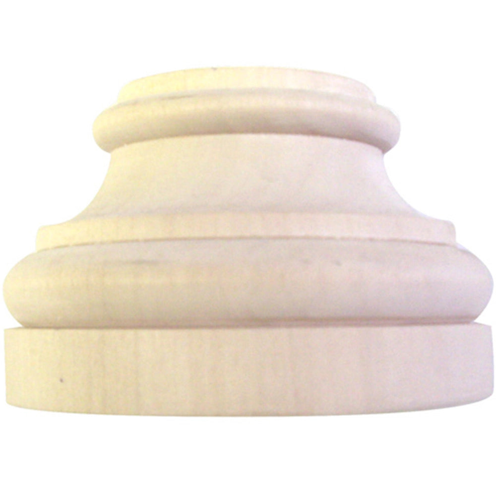 Medium Rubberwood Traditional Plynth Block (2047)