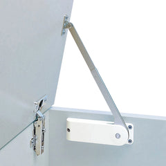 Sugatsune HDS-20S Self-Opening Lid Stay, White, Left-Side, Medium-Duty