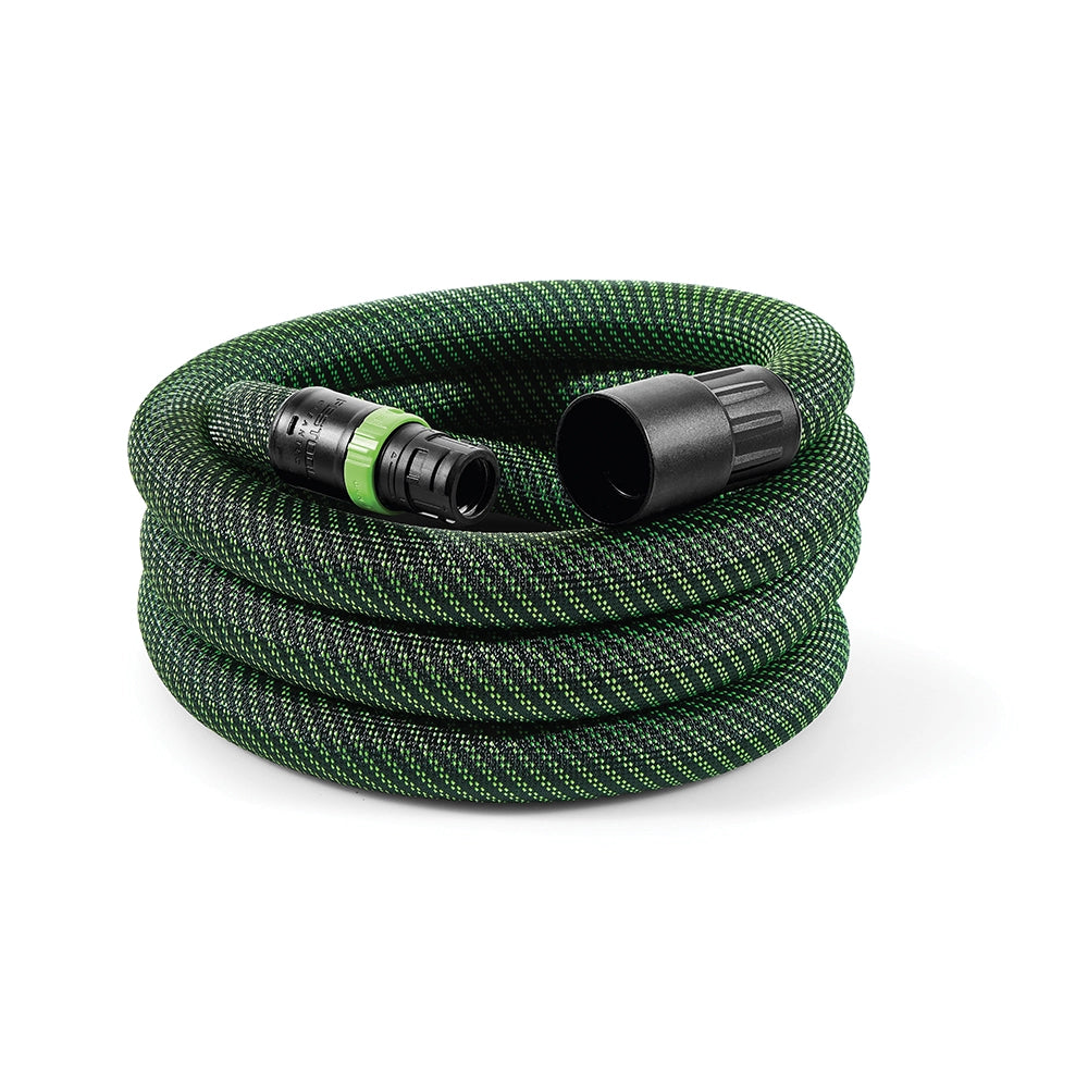 Festool Tapered Anti-Static Hose with Bayonet Fitting and Airflow Bypass, 27mm/32mm x 5m (577159)