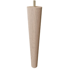 9'' Tapered Turned Leg, Hard Maple