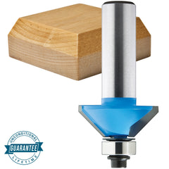 1" D x 3/8" H x 1/2" Shank Rockler Chamfer Bit