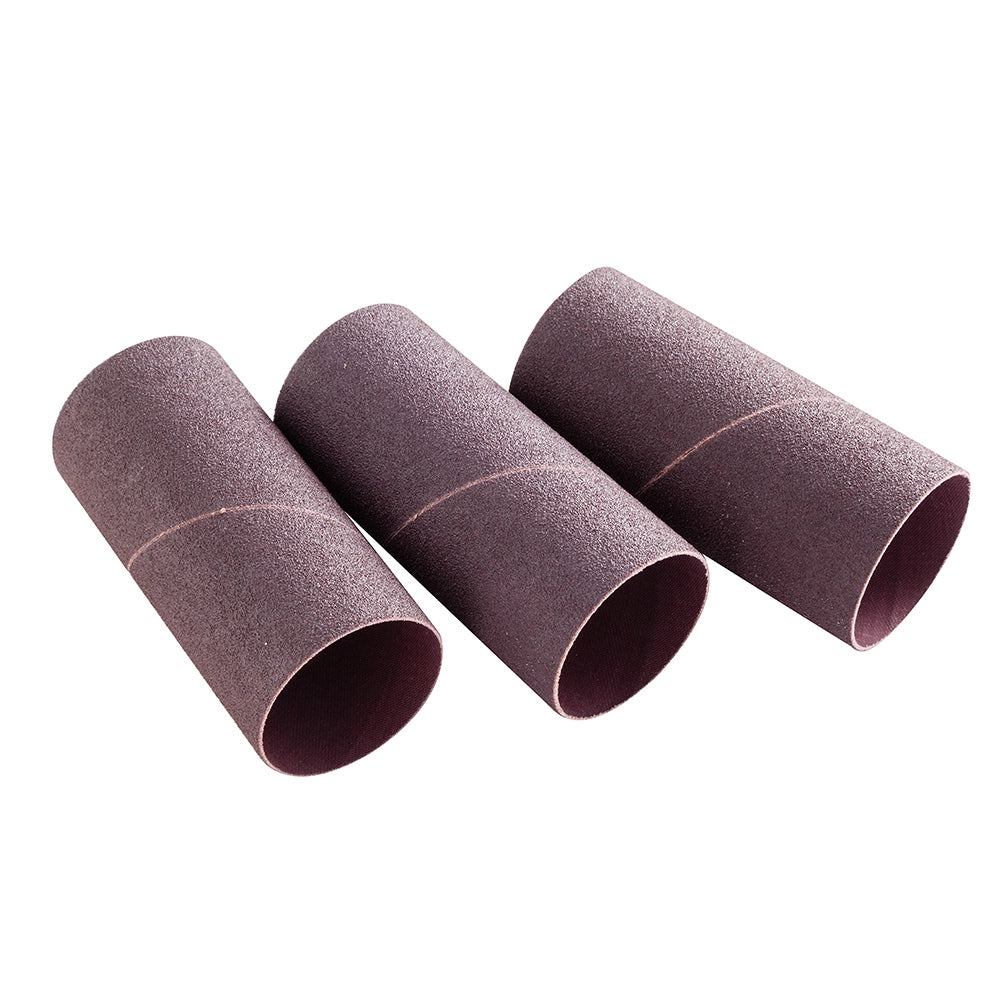 2'' x 4-1/2'', 50 Grit 3-Pack Sanding Sleeves for Oscillating Spindle Sander