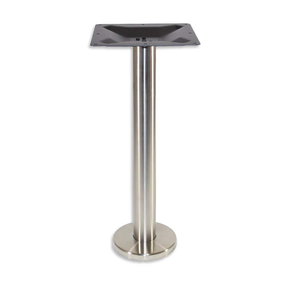 Bolt-Down Stainless Steel Table Base/Pedestal, Table Height