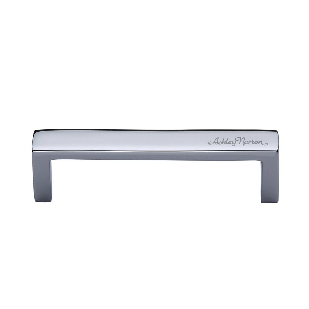 8-1/4''  Wide Modern Cabinet Pull, Polished Chrome