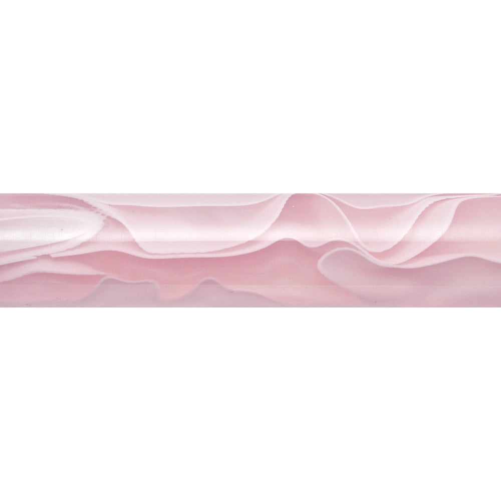 White Swirl Acrylic Acetate Pen Blank