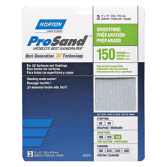 150-Grit Norton ProSand Sandpaper, 3-Pack