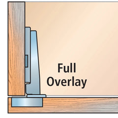 Blum Clip Top Soft-Close Hinge Kit (Pair) for Frameless, Full Overlay