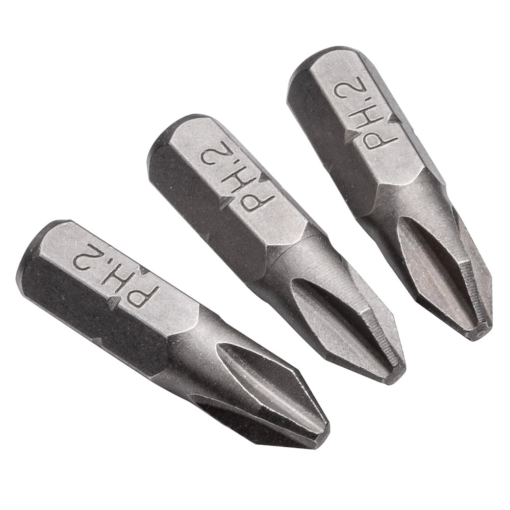 #2 Phillips Rockler Centerline 1'' Driver Bits, 3-Pack