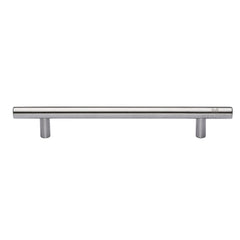 8-3/8''  Modern Round Bar Cabinet Pull, Satin Stainless