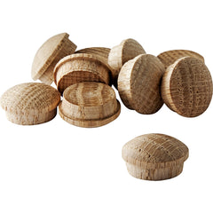 Birch 3/4" Screw Hole Buttons, 10-Pack