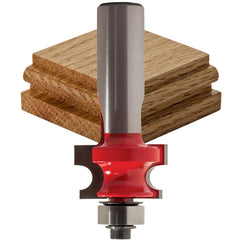 1-1/4'' D x 11/16'' H x 3/16'' R x 1/2'' Shank Freud #80-124 Traditional Beading Bit