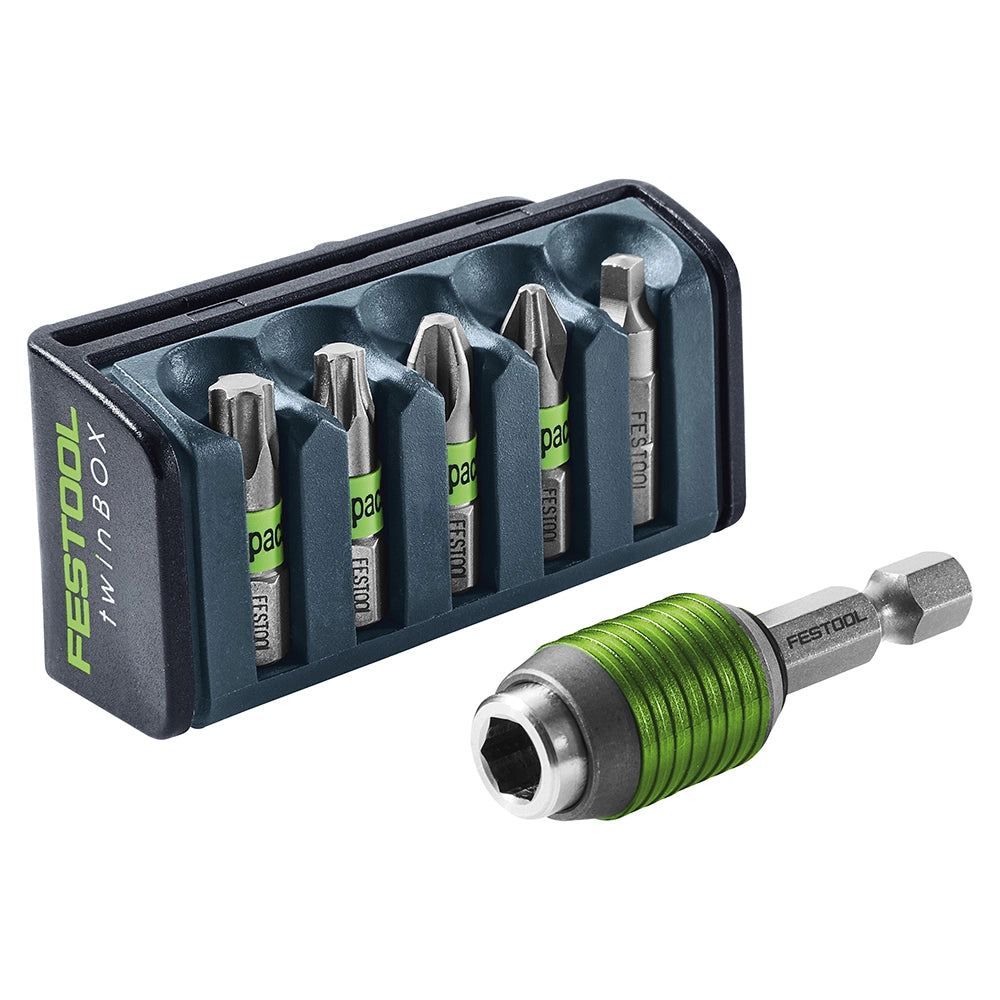 Festool Impact Driver Bit Set with Centrotec Locking Bit Holder, BT-IMP SORT4 (204384)