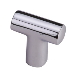 1-3/8''  T Finger Pull for Cabinets, Polished Nickel