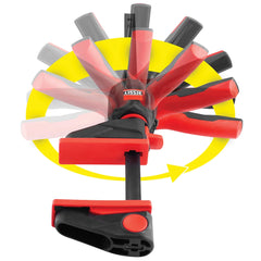 Bessey One-Handed Trigger Clamp with 360 Degree Rotating Handle, 6"
