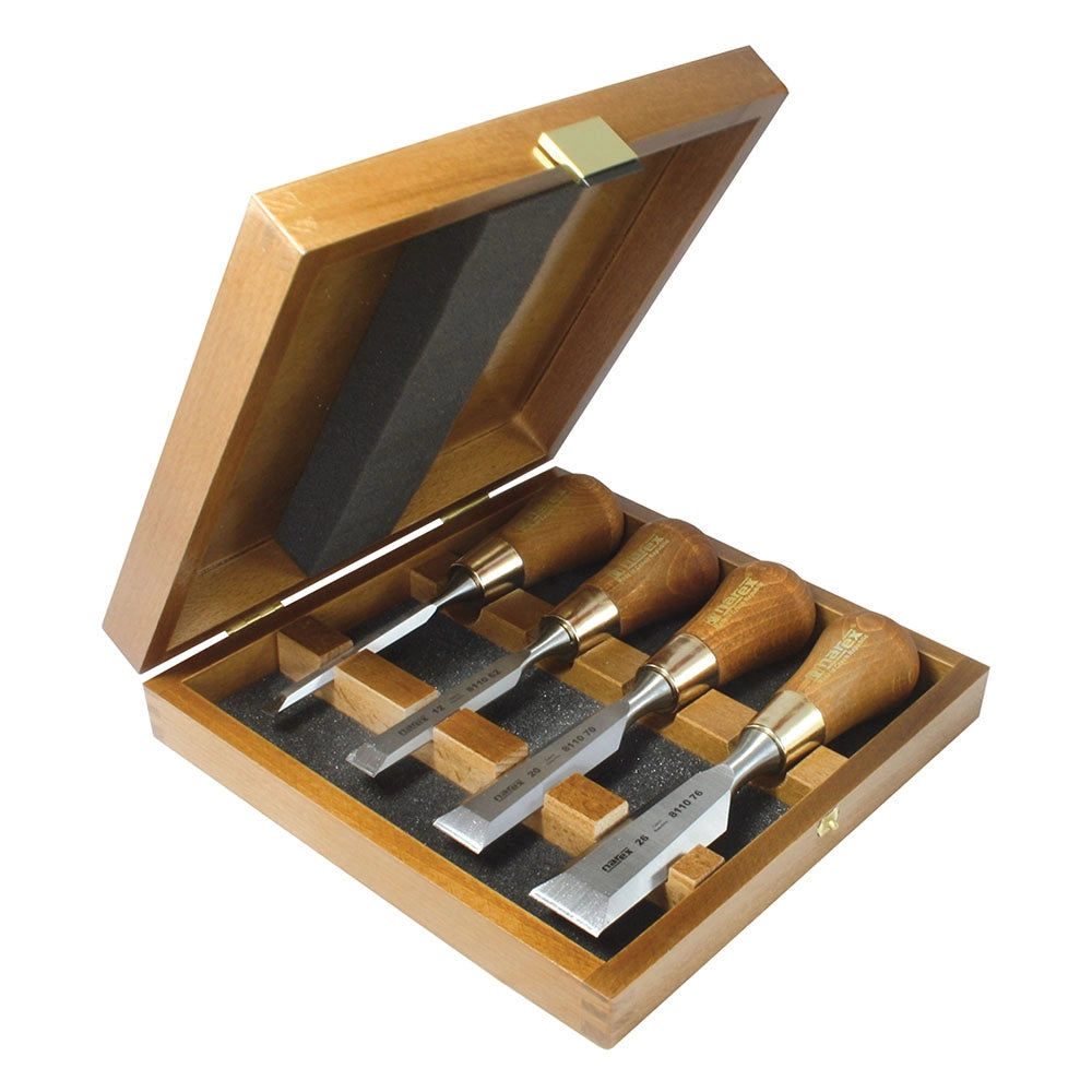 4-Piece Narex Butt Chisel Set