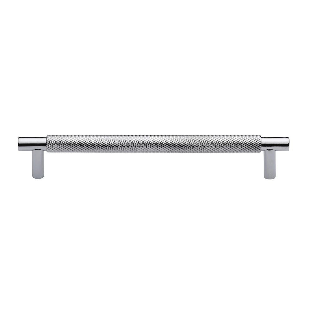 11''  Bern Knurled Cabinet Pull, Polished Chrome