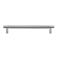11''  Bern Knurled Cabinet Pull, Polished Chrome