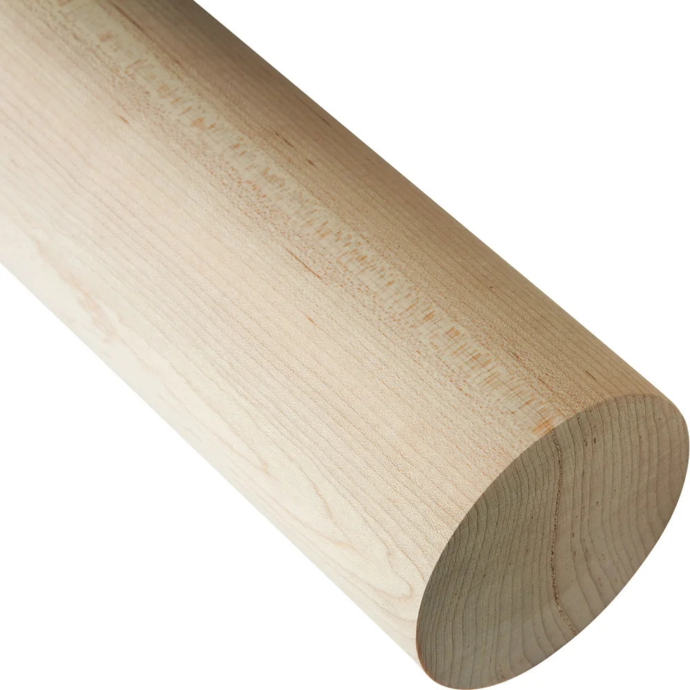 Large 2 1/2" Diameter Dowel Rods - Maple